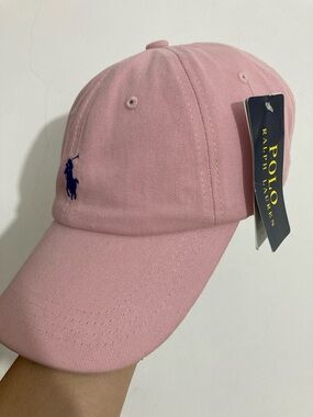 Authentic Polo Ralph Lauren Pink Classic Pony Baseball Cap